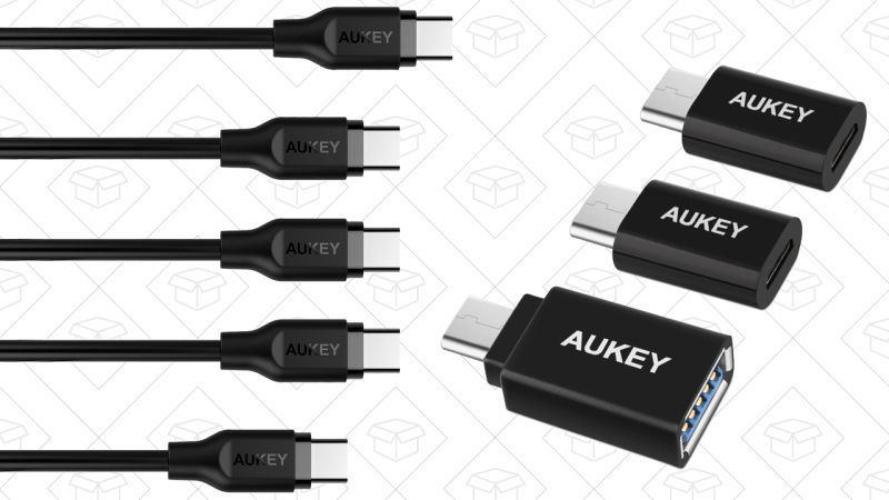 5 Cables USB-C a USB-A, $14 con cĂłdigo AUK5USBC | 3 Adaptadores USB-C, $6 con cĂłdigo AUK3USBC